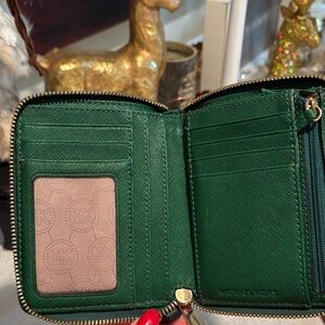 Michael Kors Emerald Green Wallet